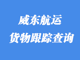 威東航運(yùn)貨物跟蹤_提單號碼查詢